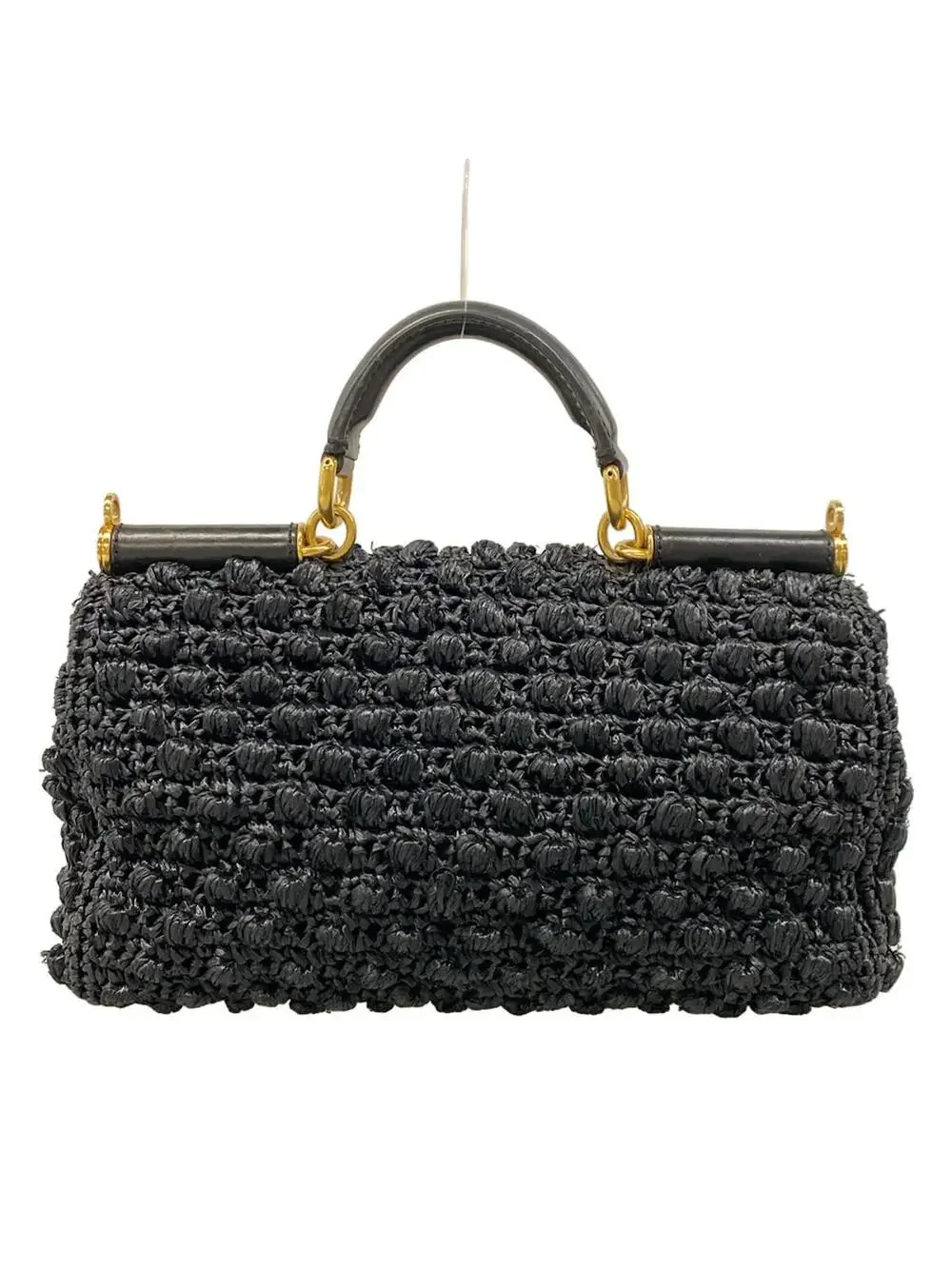 Dolce&Gabbana Black Straw Leather #303949D59B - Picture 3 of 15